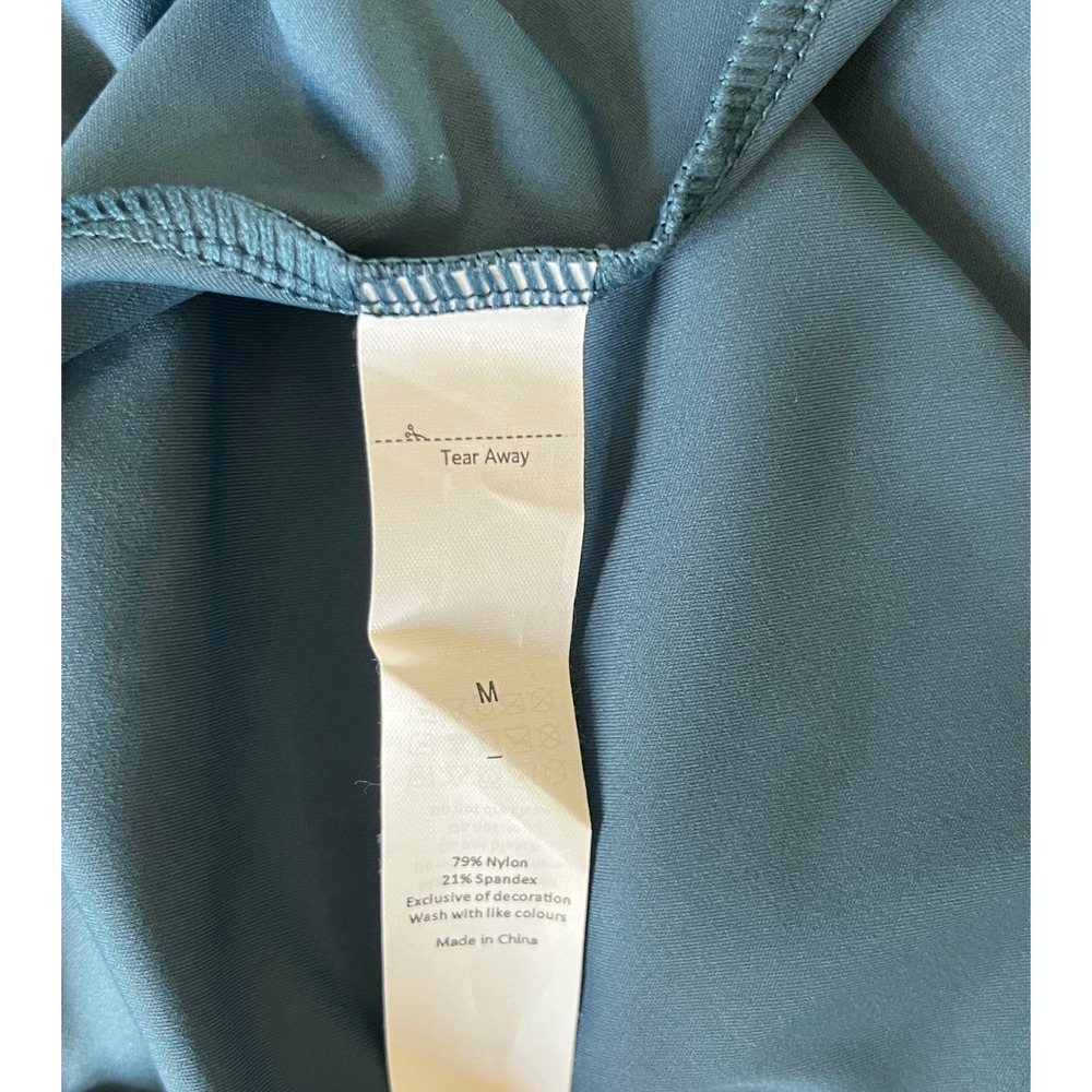 Athletic Works Halter Neck Cutout Back Athletic Dress Teal Blue Size Small - Picture 4 of 4